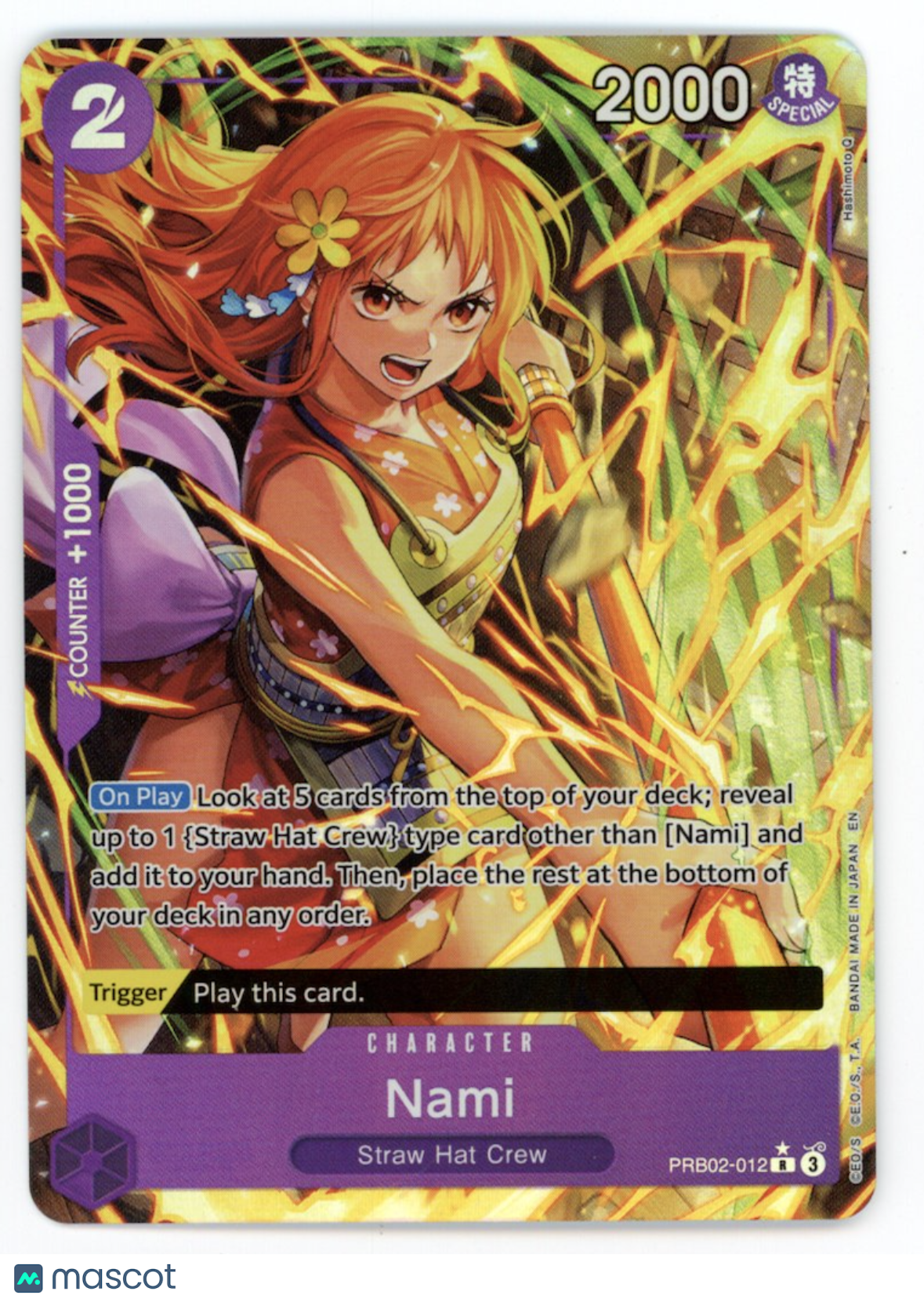 NAMI 2024 One Piece Premium Booster The Best #PRB02-012 Alternate Art