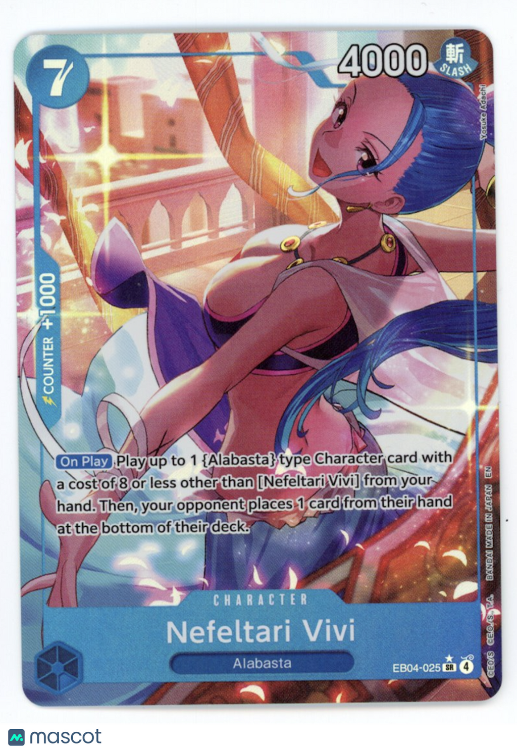 NEFELTARI VIVI 2024 One Piece The Azure Sea's Seven #EB04-025 Alternate Art
