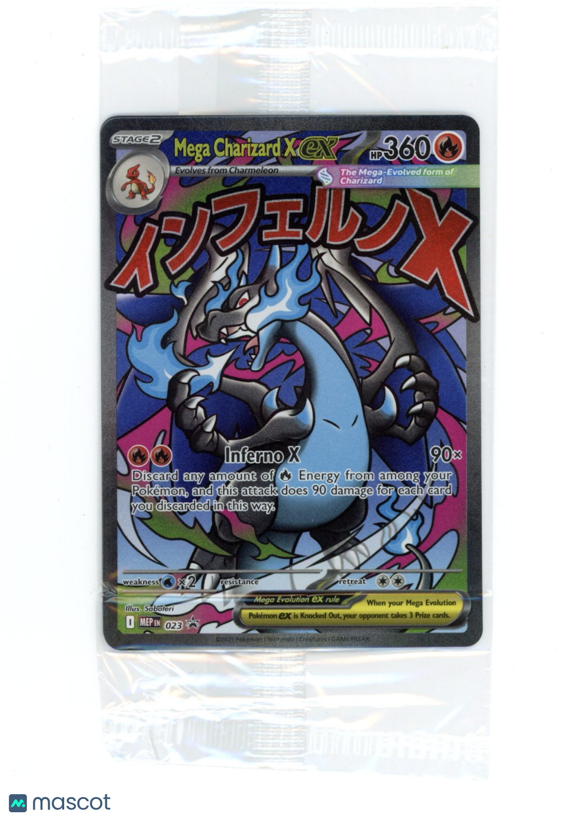 MEGA CHARIZARD X EX 2025 Pokemon Mega Evolution UPC Sealed Promo #023 Oricorio