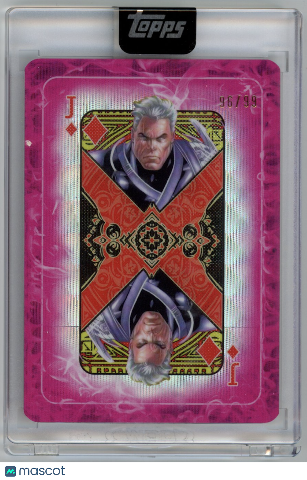 CABLE 2025 Topps Marvel Mint Gambit's Deck Jack of Diamonds /99 #D-J Encased SSP