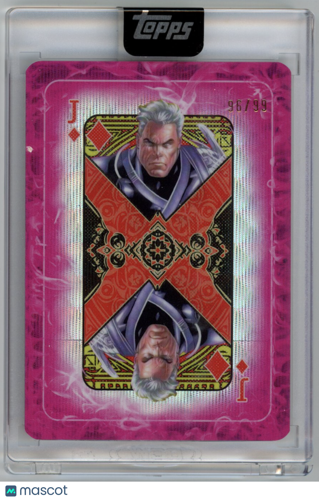 CABLE 2025 Topps Marvel Mint Gambit's Deck Jack of Diamonds /99 #D-J Encased SSP