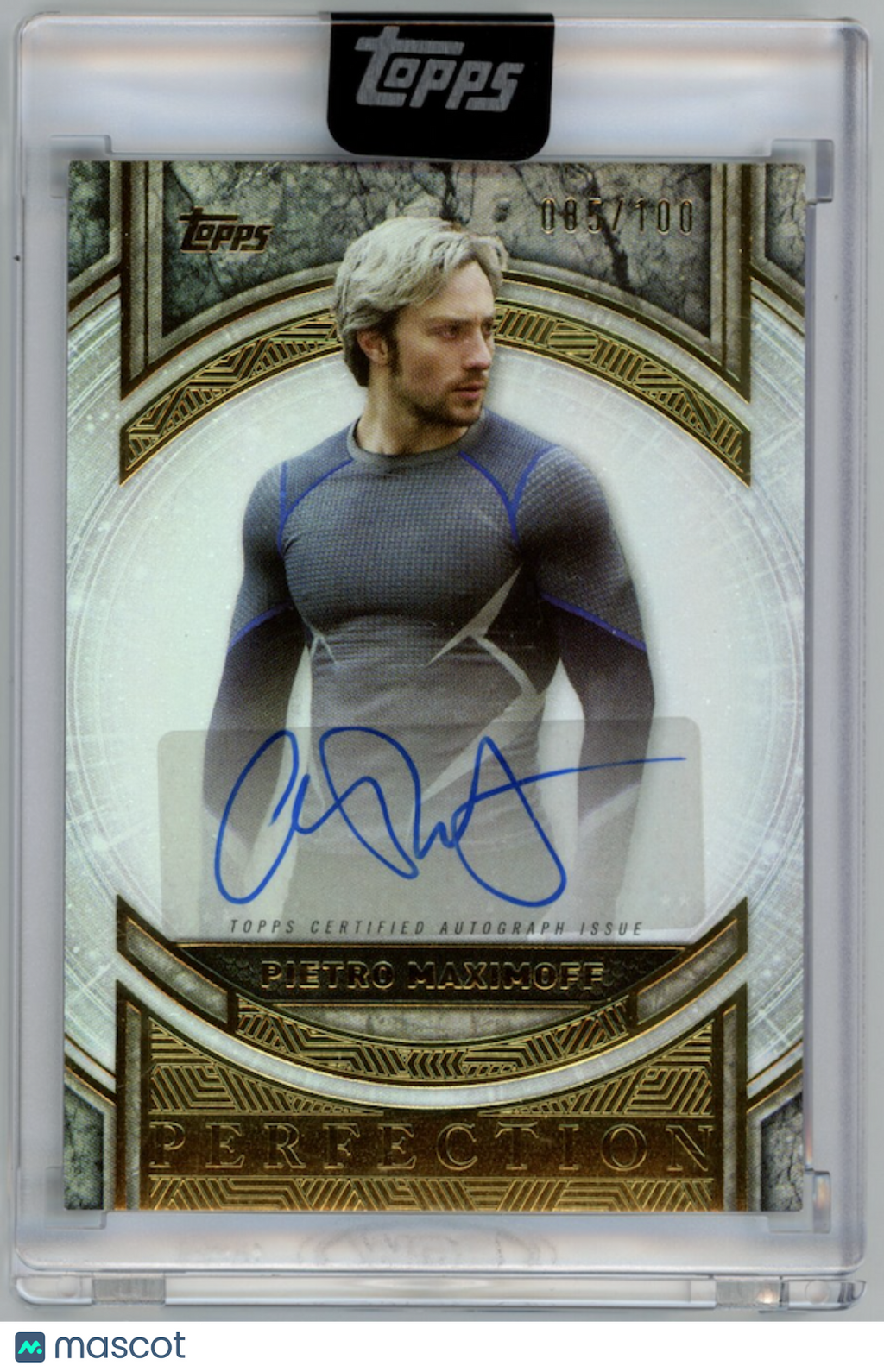 PIETRO MAXIMOFF AARON TAYLOR-JOHNSON 2025 Topps Marvel The Collector Auto /100