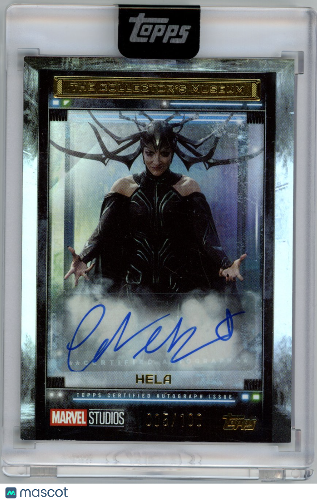HELA CATE BLANCHETT 2025 Topps Marvel The Collector Museum Auto /100 #TM-CB