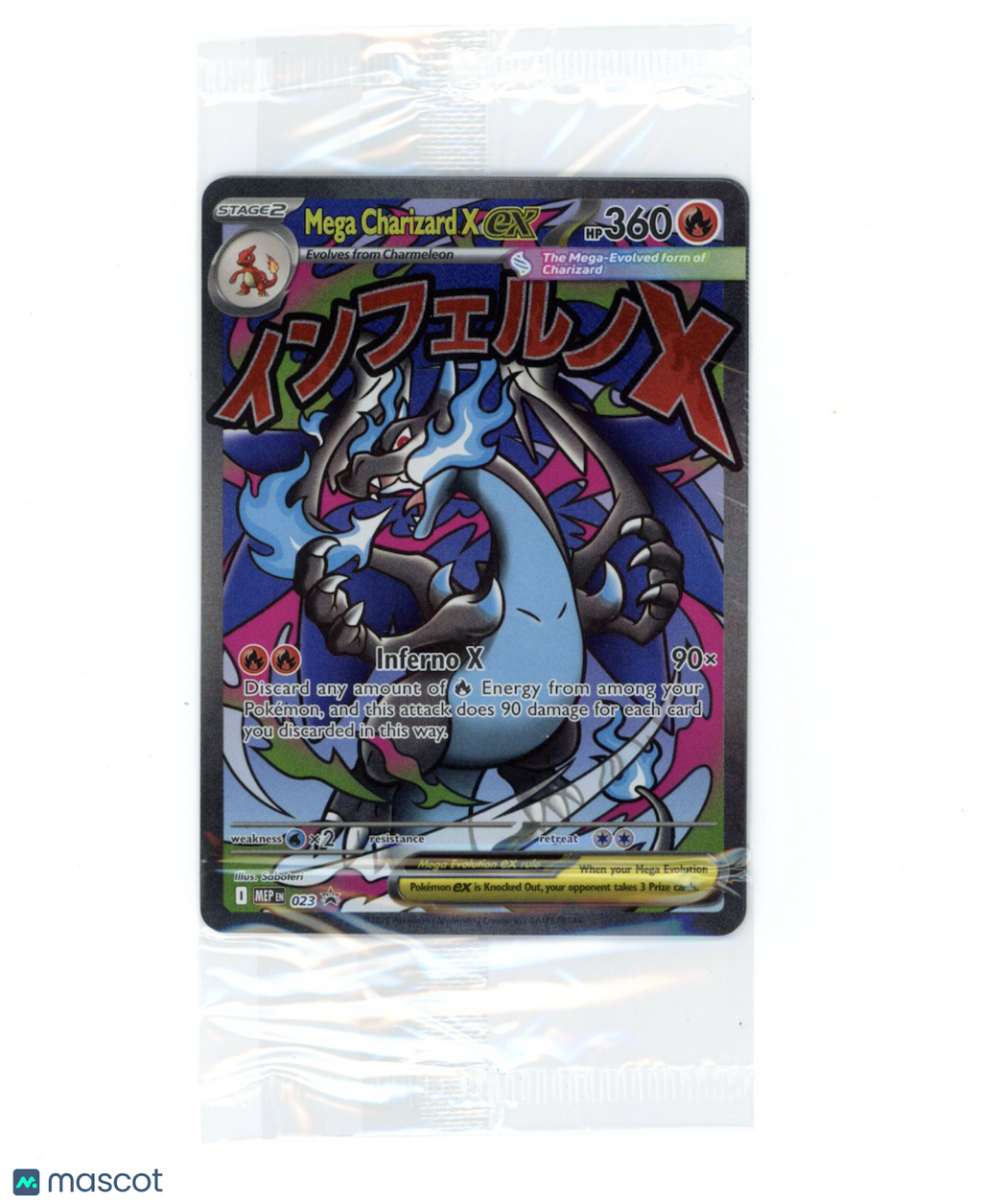 MEGA CHARIZARD X EX 2025 Pokemon Mega Evolution UPC Sealed Promo #023 Oricorio