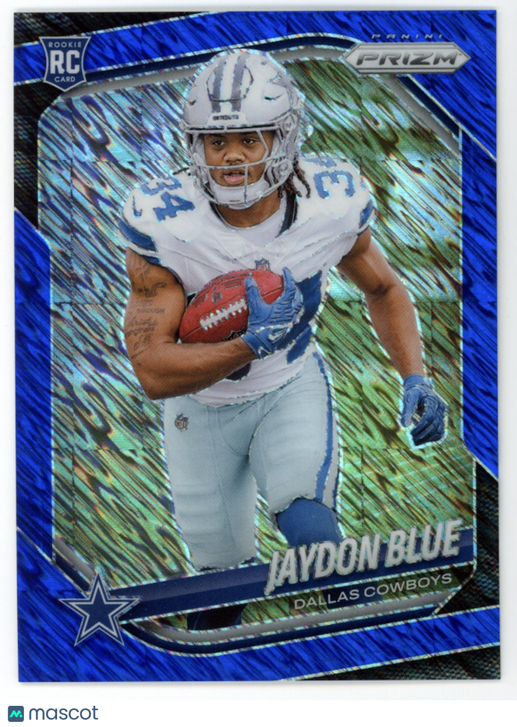 JAYDON BLUE 2025 Panini Prizm Rookie Blue Shimmer FOTL /35 #325 Cowboys