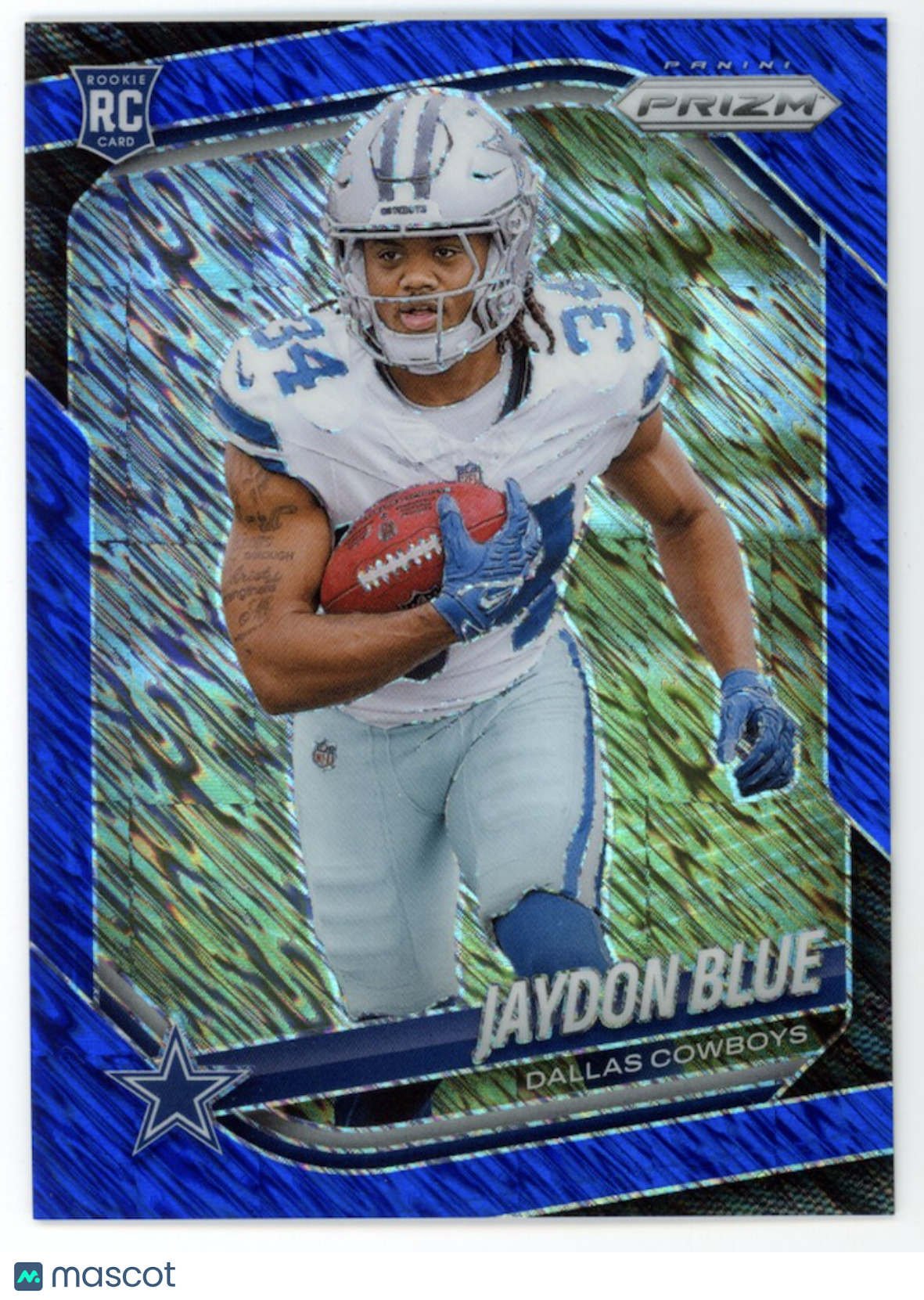JAYDON BLUE 2025 Panini Prizm Rookie Blue Shimmer FOTL /35 #325 Cowboys