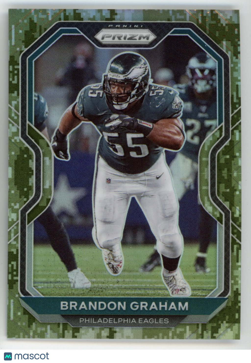 BRANDON GRAHAM 2020 Panini Prizm Forest Camo /25 #175 Eagles