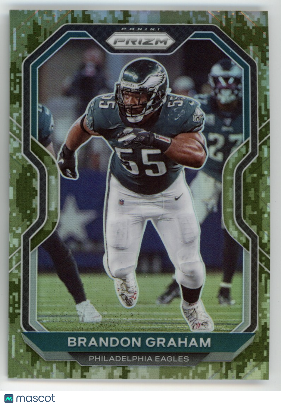 BRANDON GRAHAM 2020 Panini Prizm Forest Camo /25 #175 Eagles