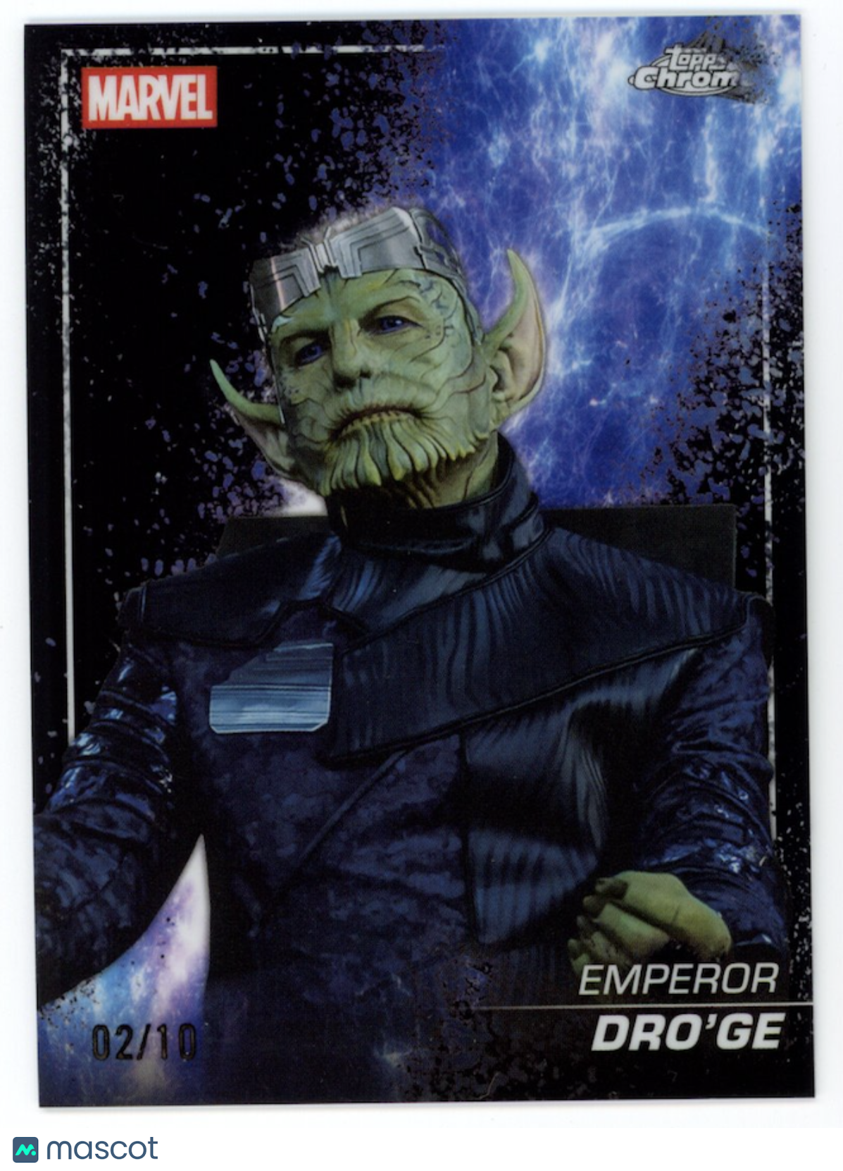 EMPEROR DRO’GE 2025 Topps Chrome Marvel Studios Black Refractor /10 #S-158