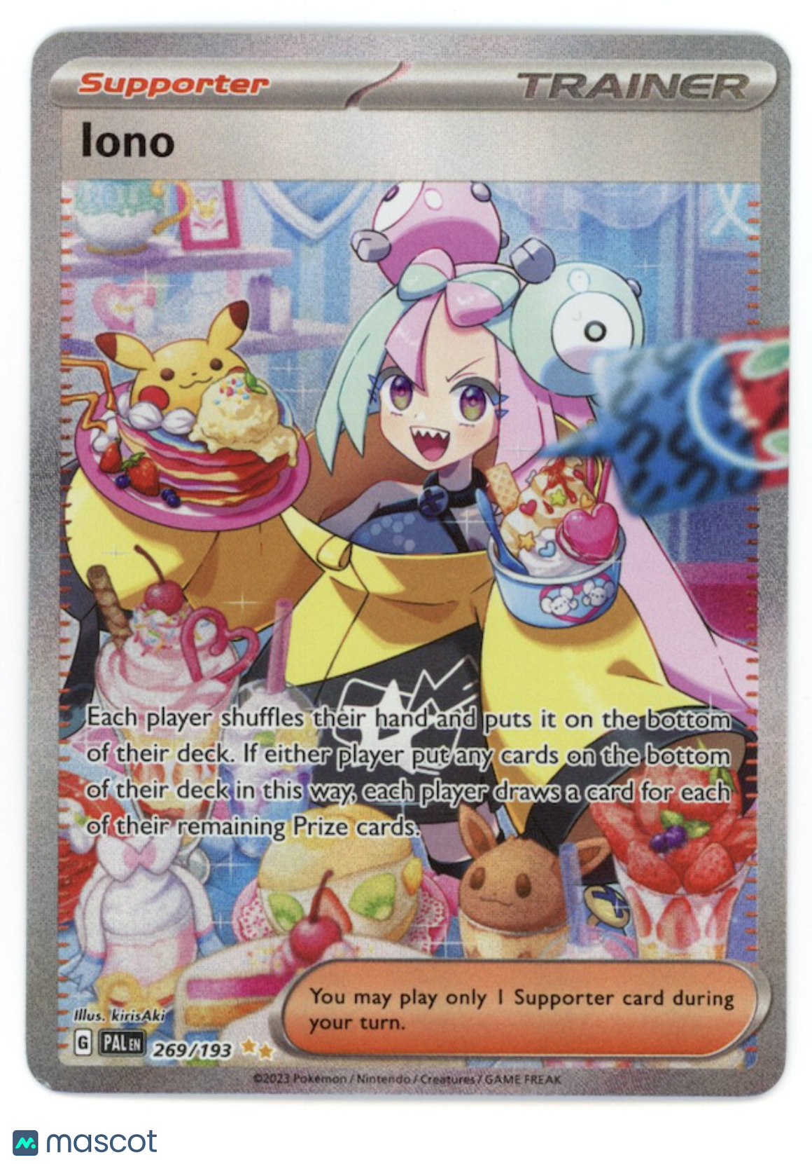 IONO 2023 Pokemon Scarlet & Violet Paldea Evolved Special Illustration Rare #269