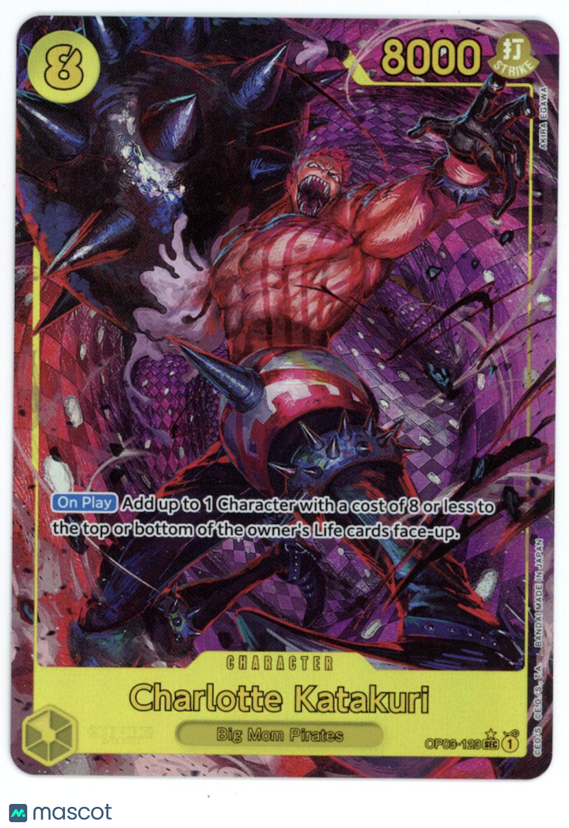 CHARLOTTE KATAKURI One Piece Premium Booster The Best PRB01 OP03-123 Alt Art