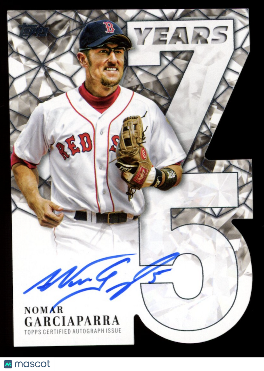 NOMAR GARCIAPARRA 2026 Topps 75 Years of Topps Auto /75 #75YA-NG Red Sox