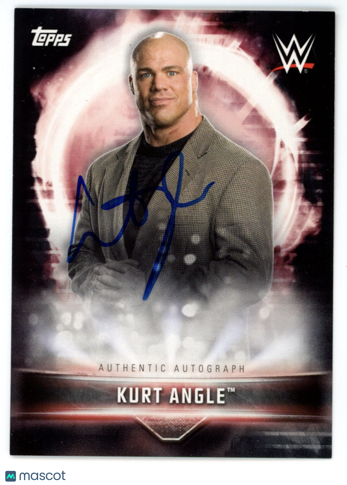KURT ANGLE 2019 Topps WWE Road to Wrestlemania Auto #A-KA