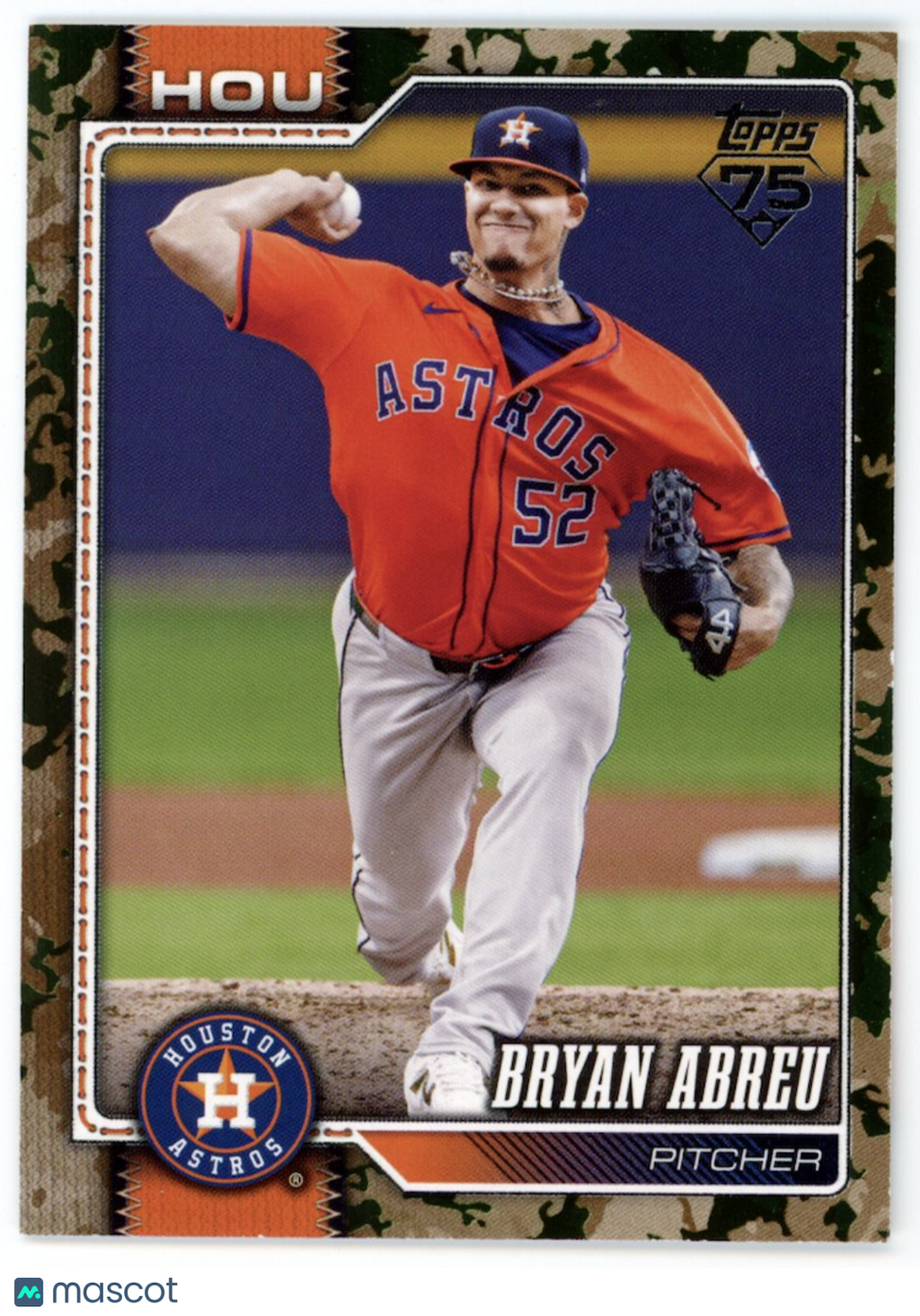 BRYAN ABREU 2026 Topps Series 1 Memorial Day Camo /25 #231 Astros