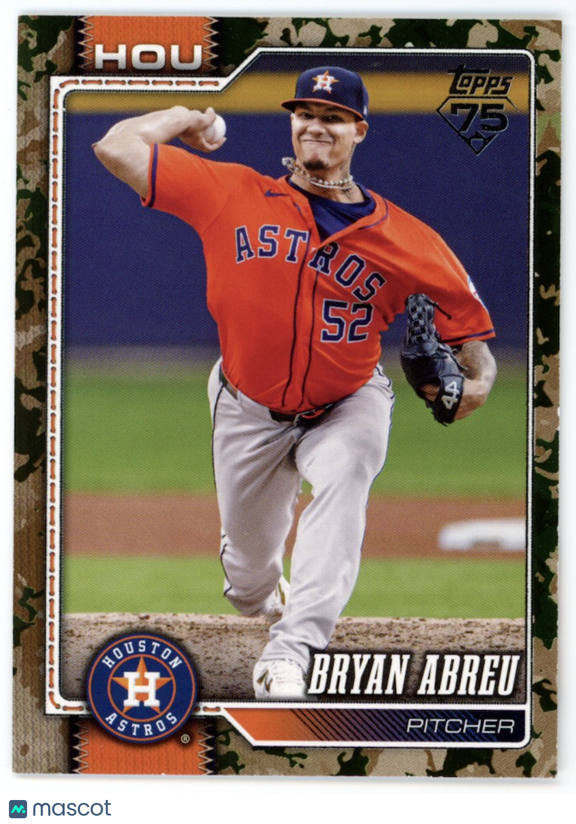 BRYAN ABREU 2026 Topps Series 1 Memorial Day Camo /25 #231 Astros