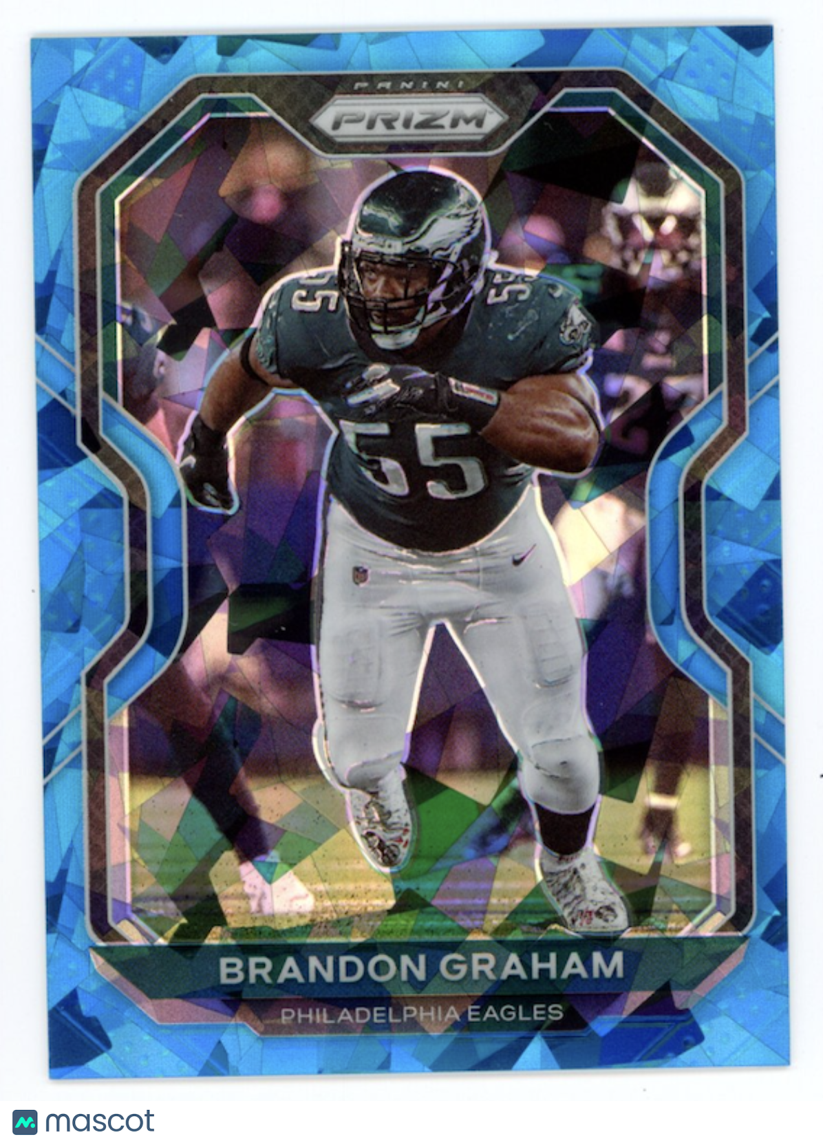 BRANDON GRAHAM 2020 Panini Prizm Blue Ice /99 #175 Eagles