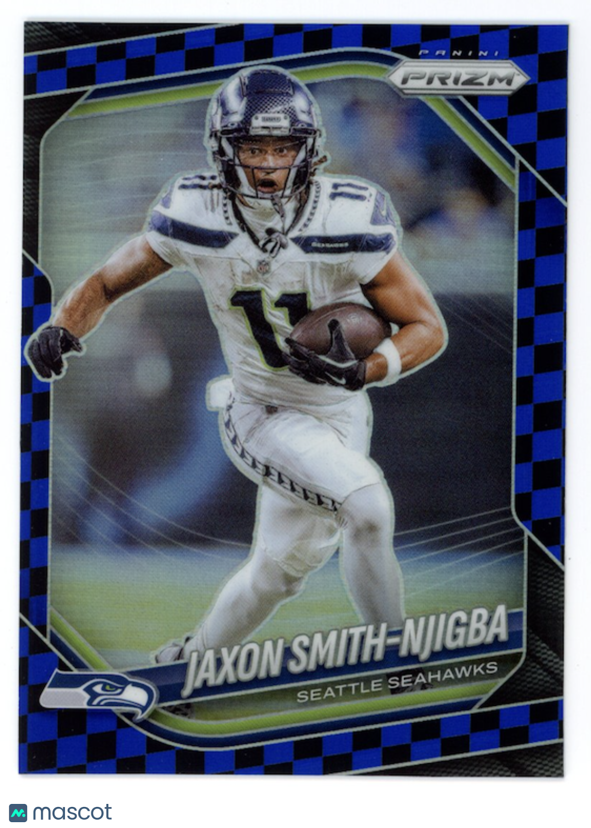 JAXON SMITH-NJIGBA 2025 Panini Prizm Black and Blue Checker #254 Seahawks