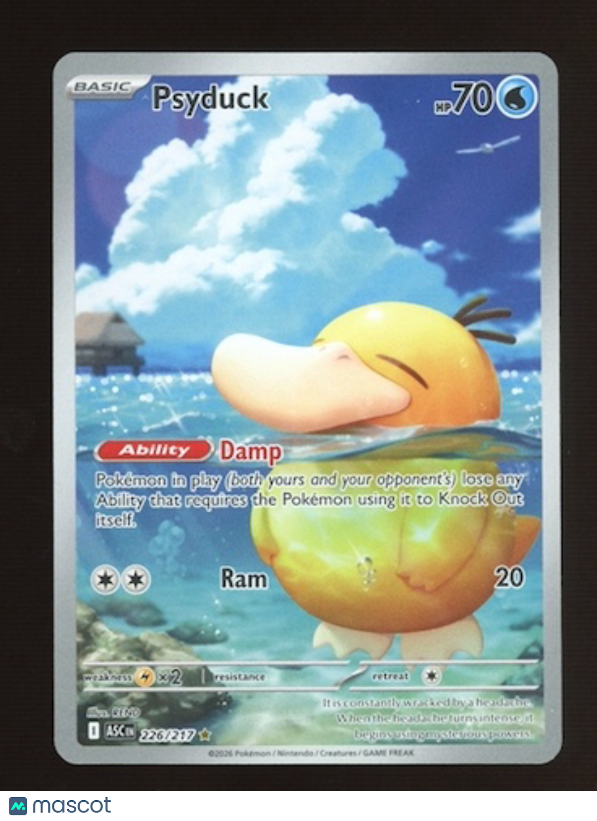 PSYDUCK 2026 Pokemon Mega Evolution Ascended Heroes #226/217 Illustration Rare