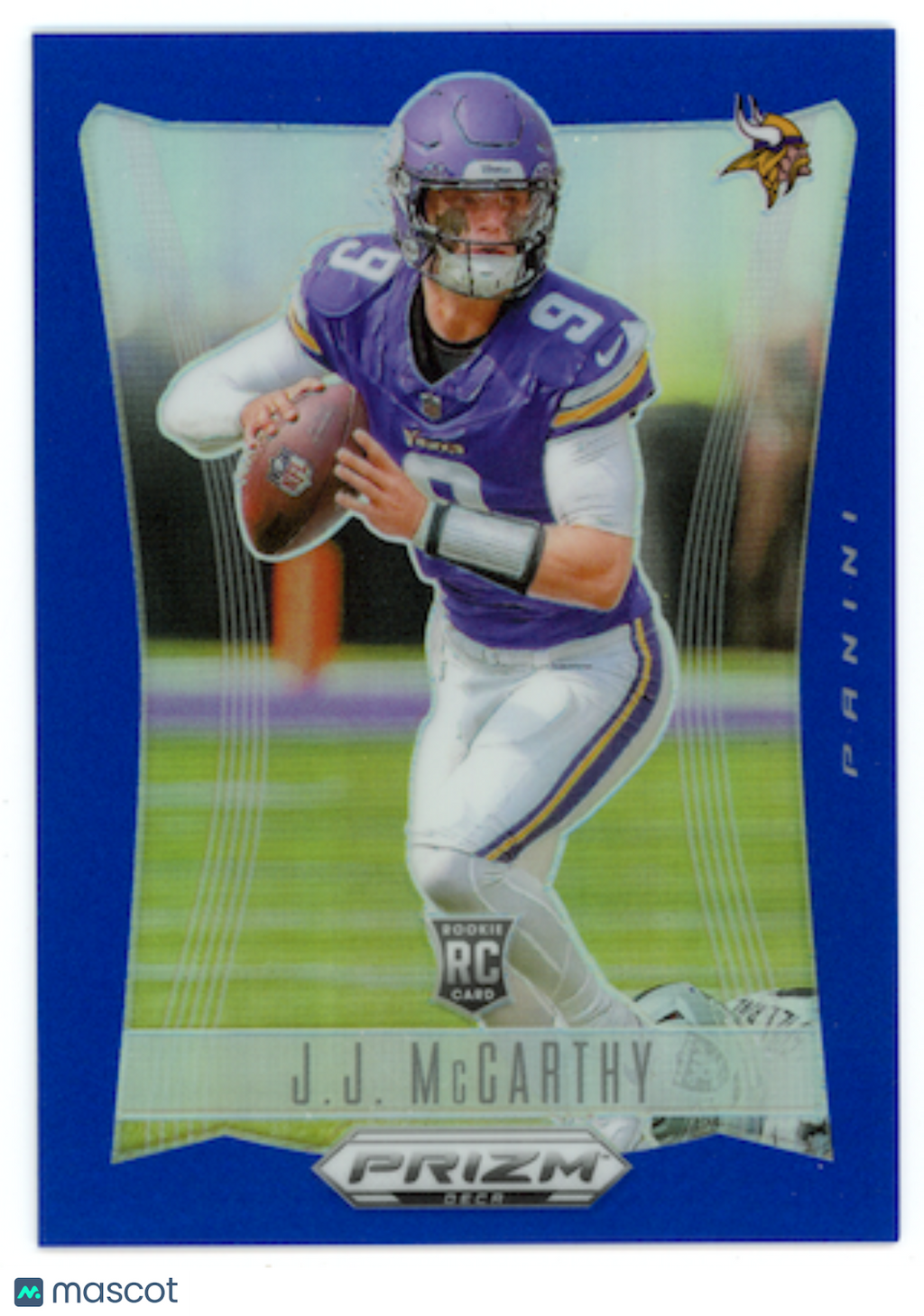 J.J. MCCARTHY 2024 Panini Prizm Deca Rookie Blue /149 #203 Vikings