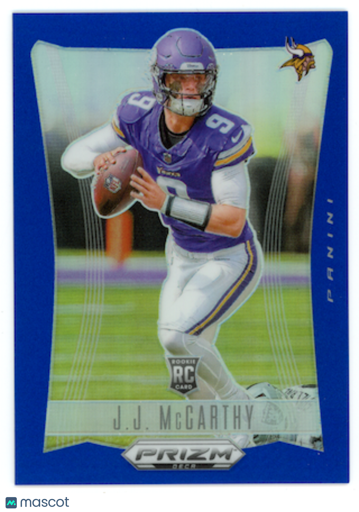 J.J. MCCARTHY 2024 Panini Prizm Deca Rookie Blue /149 #203 Vikings