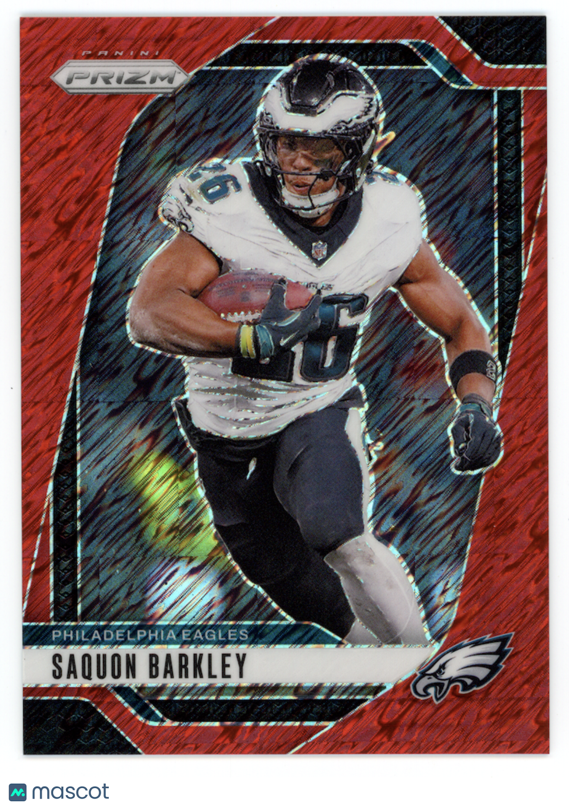 SAQUON BARKLEY 2024 Panini Prizm Red Shimmer FOTL /35 #232 Eagles