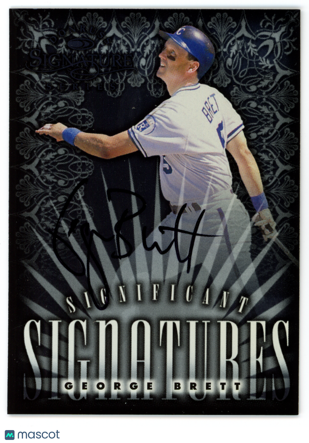 GEORGE BRETT 1998 Donruss Signature Series Significant Signatures Auto /2000
