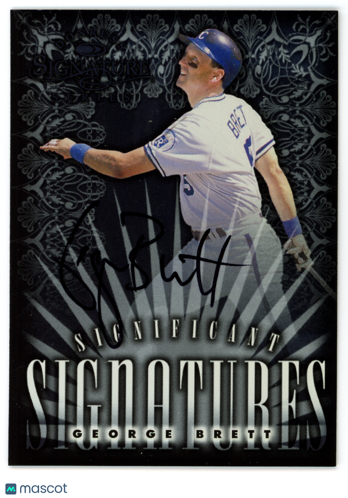 GEORGE BRETT 1998 Donruss Signature Series Significant Signatures Auto /2000