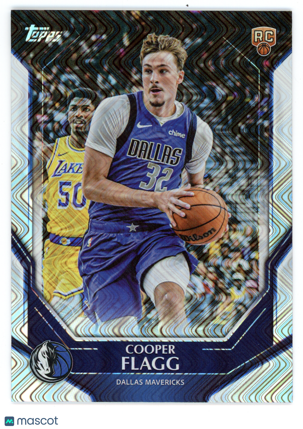 COOPER FLAGG 2026 Topps Collector Kit Rookie Wave #NBA-6 Mavericks