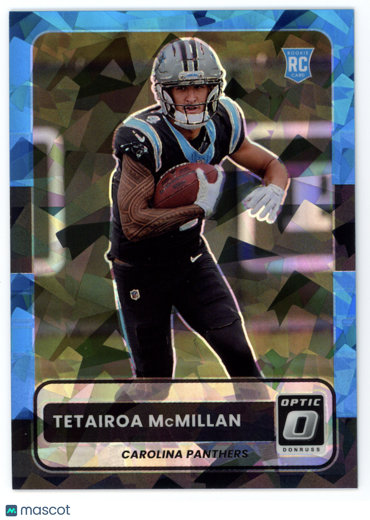 TETAIROA MCMILLAN 2025 Donruss Optic Retro Rookie Ice Prizm /55 #11 Panthers
