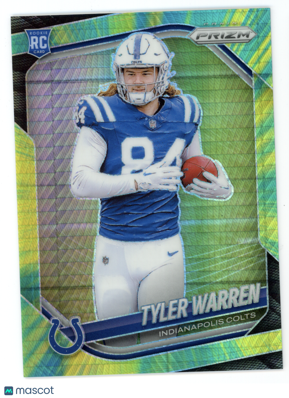 TYLER WARREN 2025 Panini Prizm Rookie Hyper Prizm /200 #339 Colts