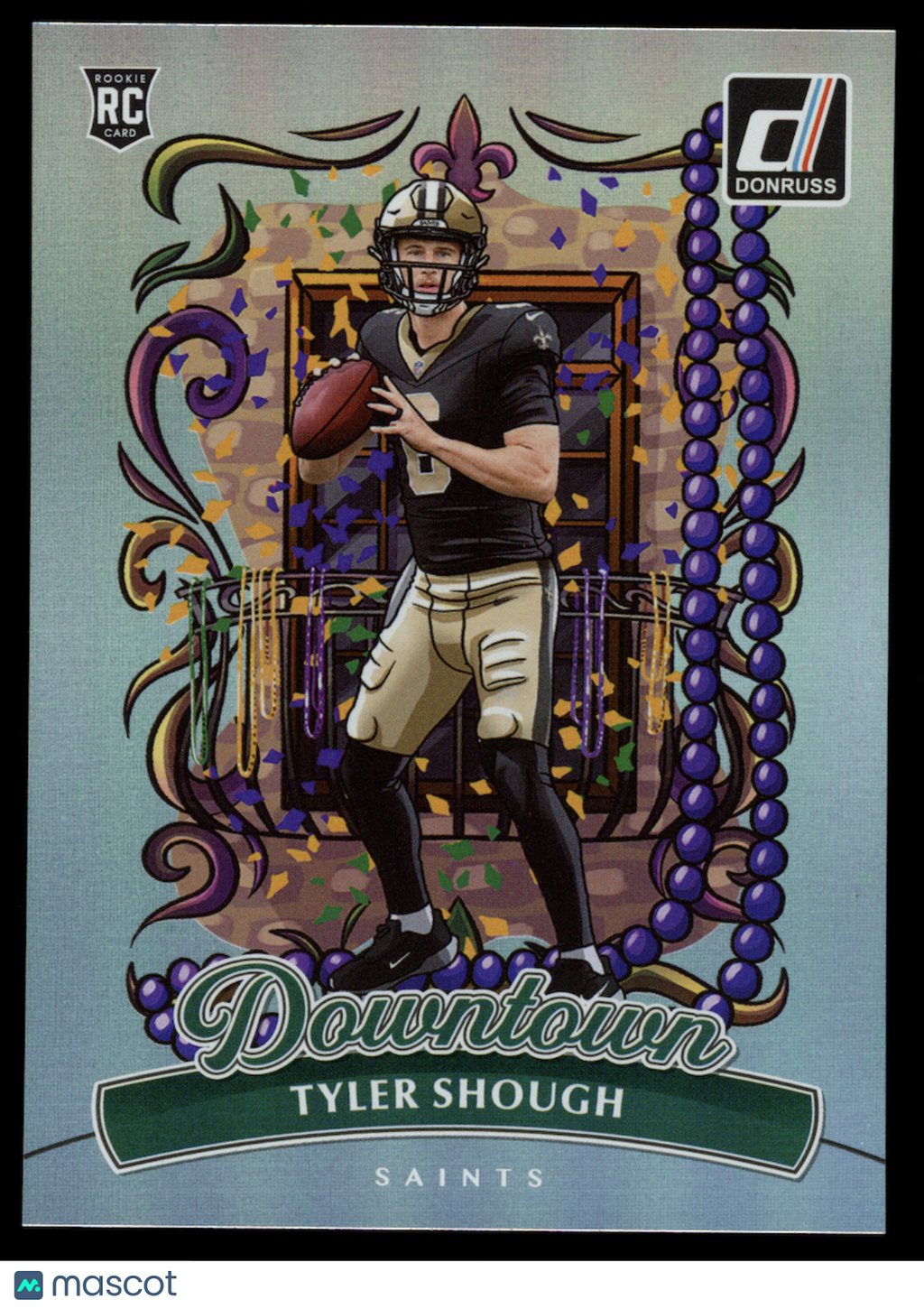 TYLER SHOUGH 2025 Panini Donruss Downtown Case Hit SSP Rookie #19 Saints