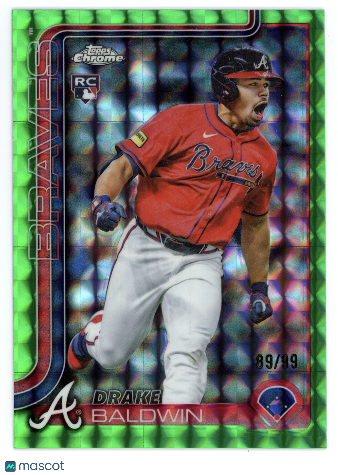 DRAKE BALDWIN 2025 Topps Chrome Update RC Green Geometric Refractor /99 #USC96