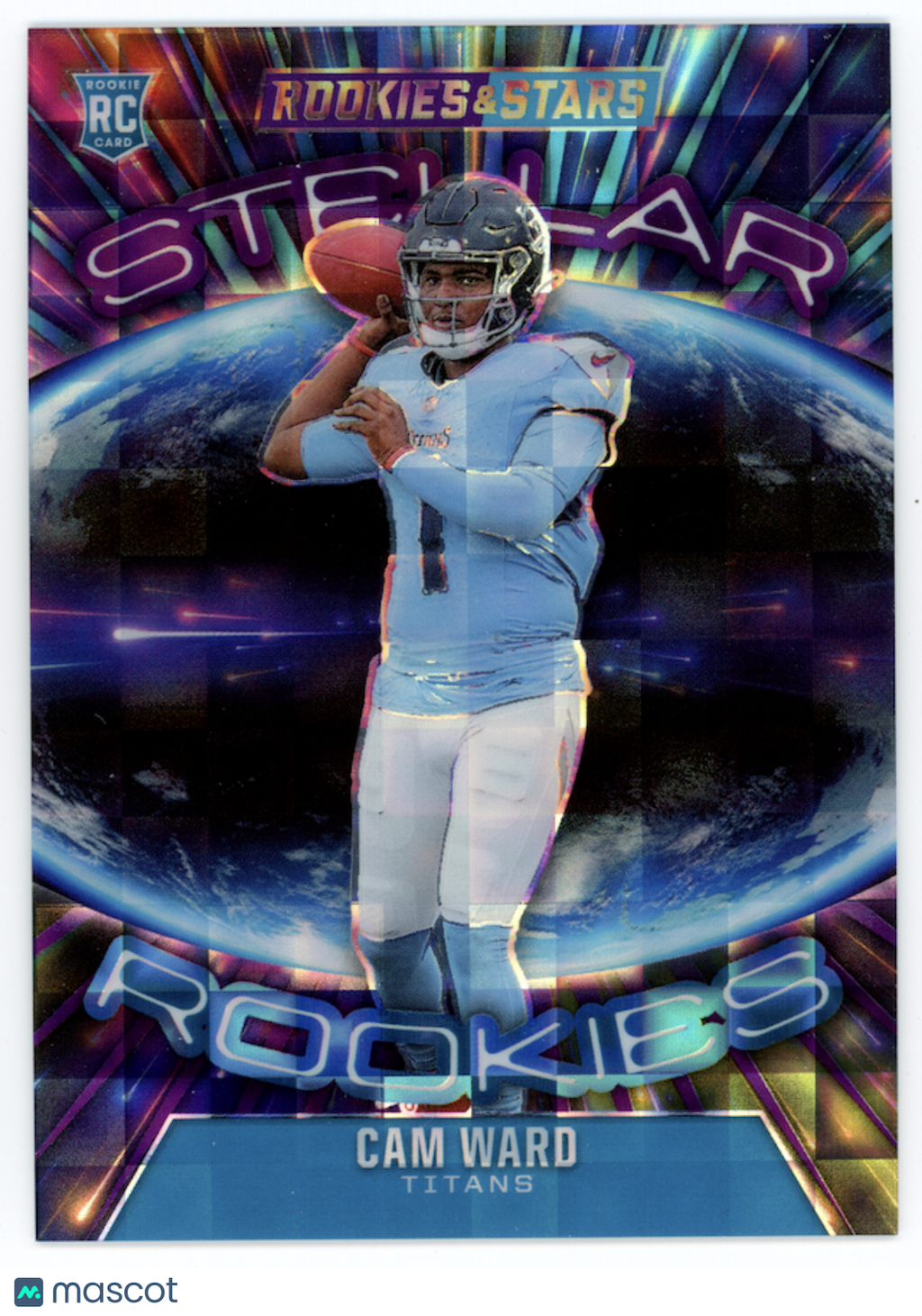 CAM WARD 2025 Panini Rookies & Stars Stellar Rookie Pandora /210 #9 Titans