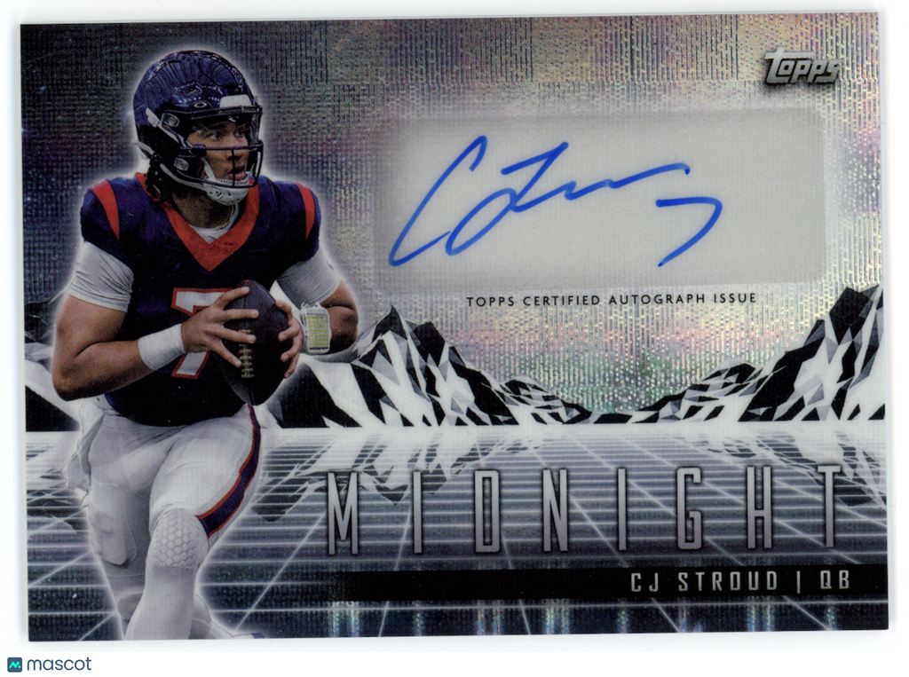 CJ STROUD 2024 Topps Midnight Horizon Signatures Auto Moon Beam SSP #HZS-CS