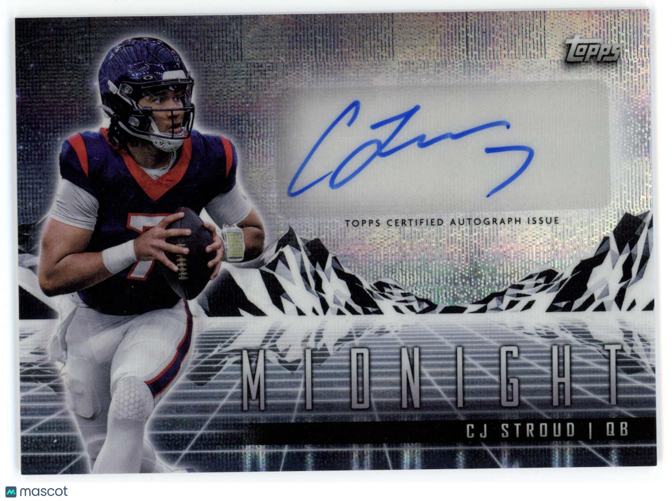 CJ STROUD 2024 Topps Midnight Horizon Signatures Auto Moon Beam SSP #HZS-CS