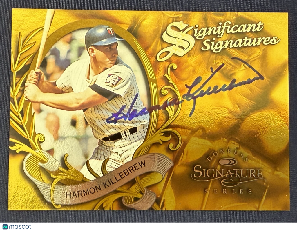HARMON KILLEBREW 1997 Donruss Signature Series Significant Signatures Auto /2000