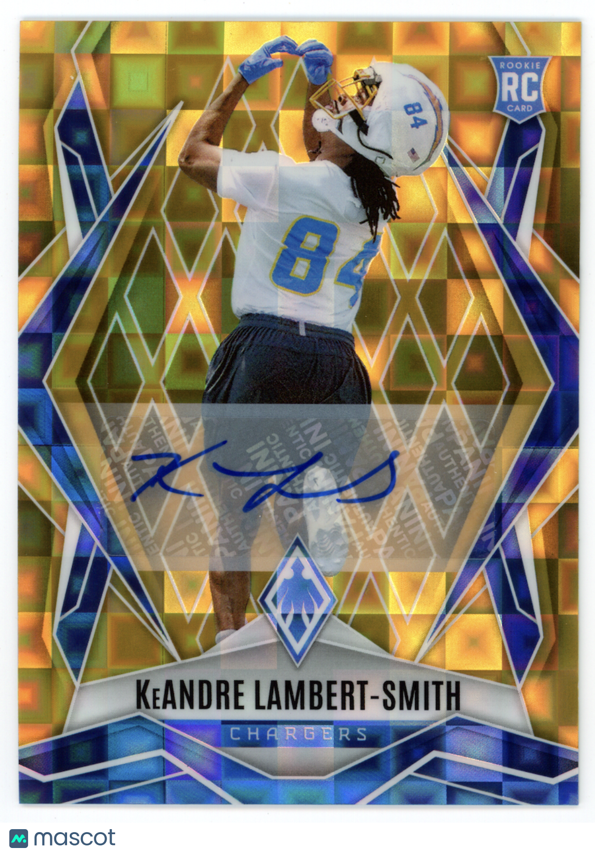 KeANDRE LAMBERT-SMITH 2025 Panini Phoenix Rookie Auto Gold Pandora Prizm /10
