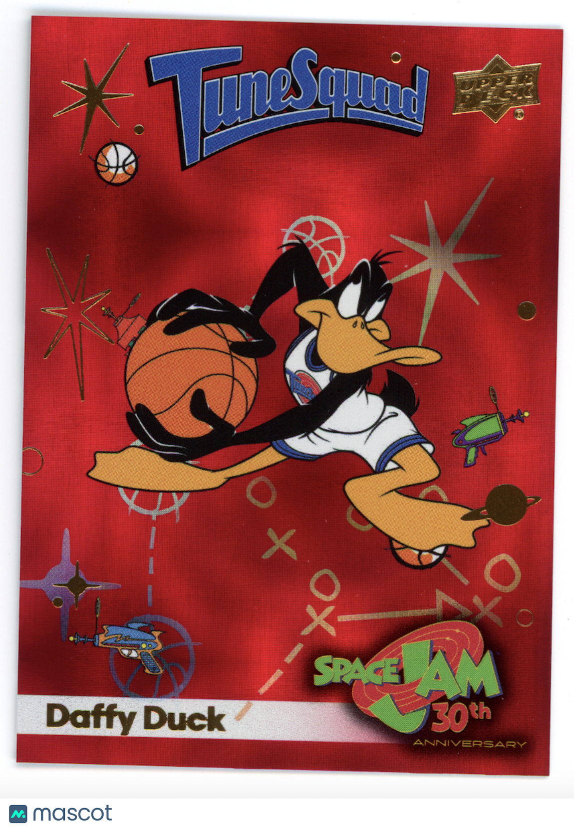 DAFFY DUCK 2026 Upper Deck Space Jam 30th Anniversary Fly High Red /1996 #1