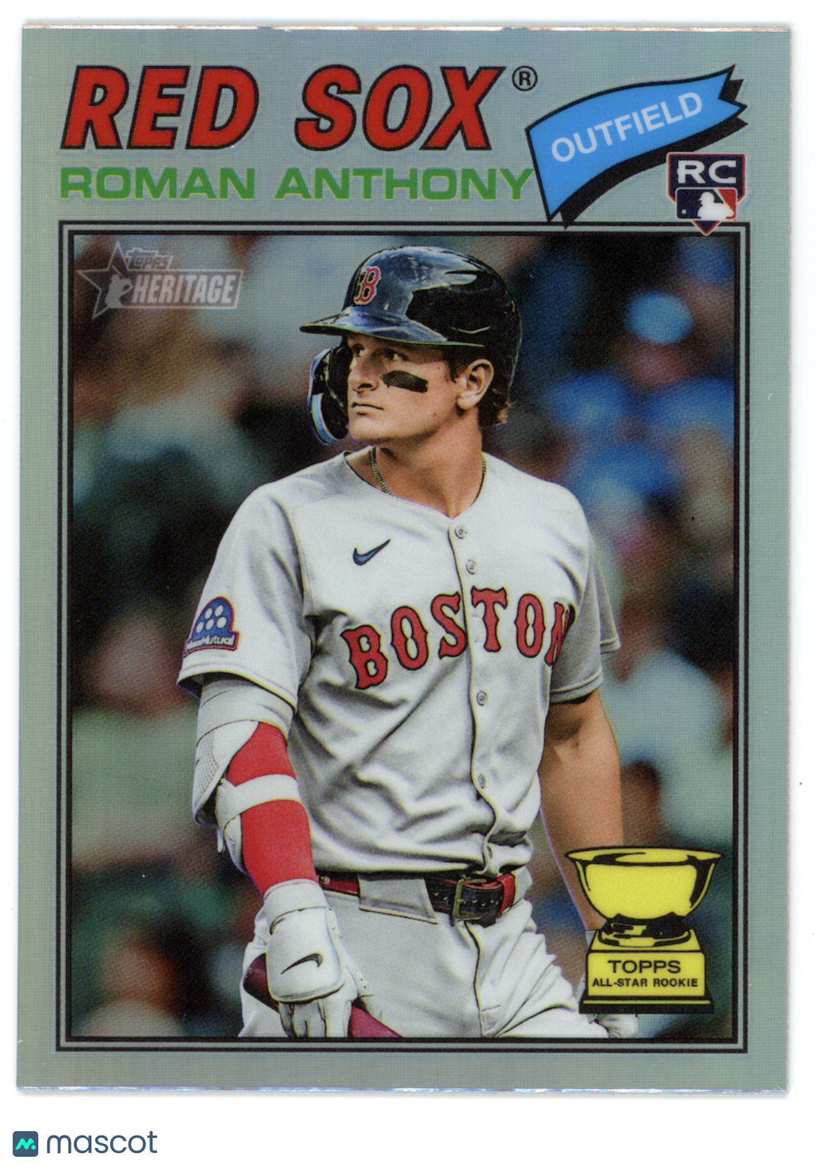 ROMAN ANTHONY 2026 Topps Heritage Chrome Refractor Rookie #86 Red Sox