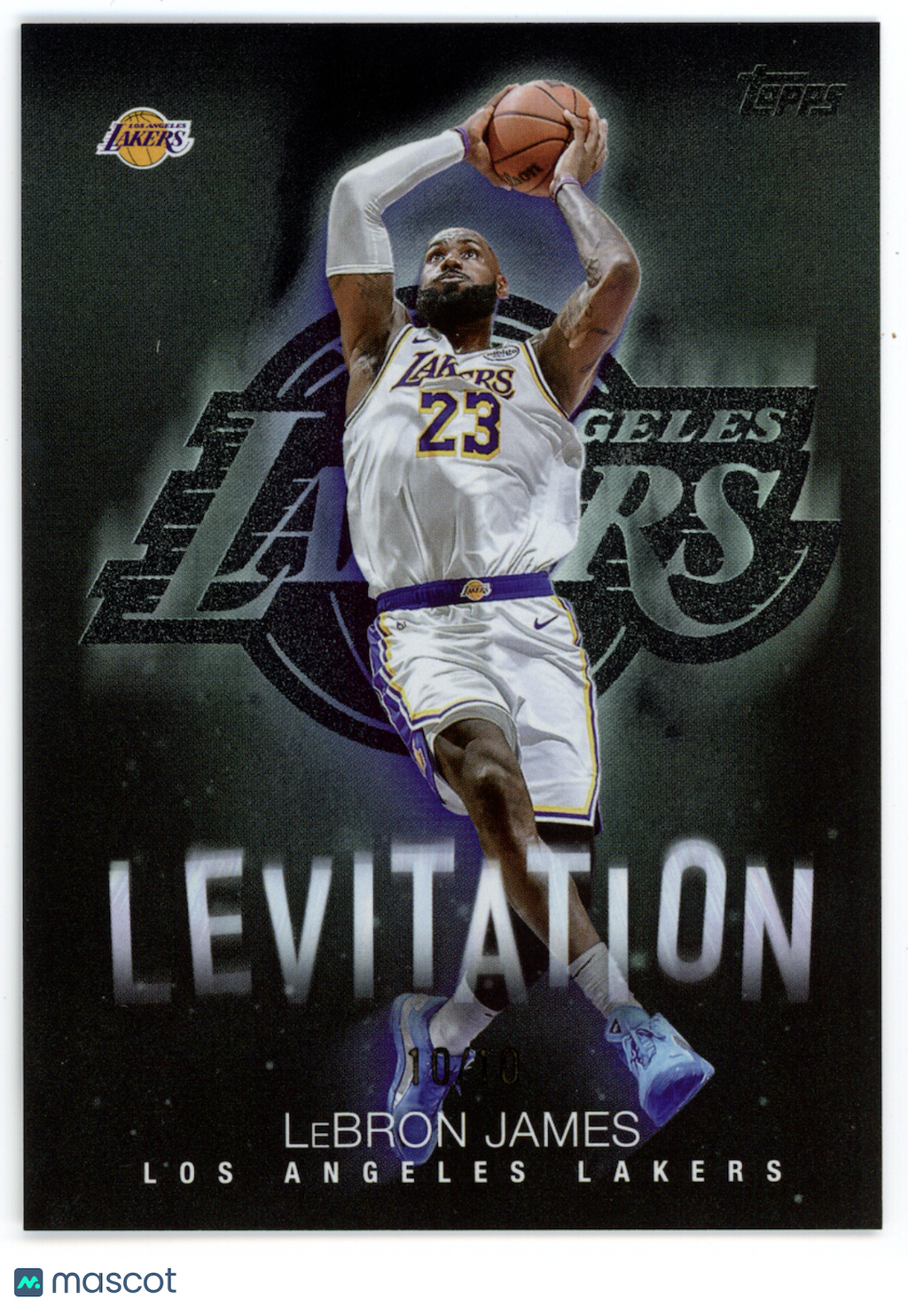 LEBRON JAMES 2025-26 Topps Flagship Levitation Black Parallel /10 #L-1 Lakers