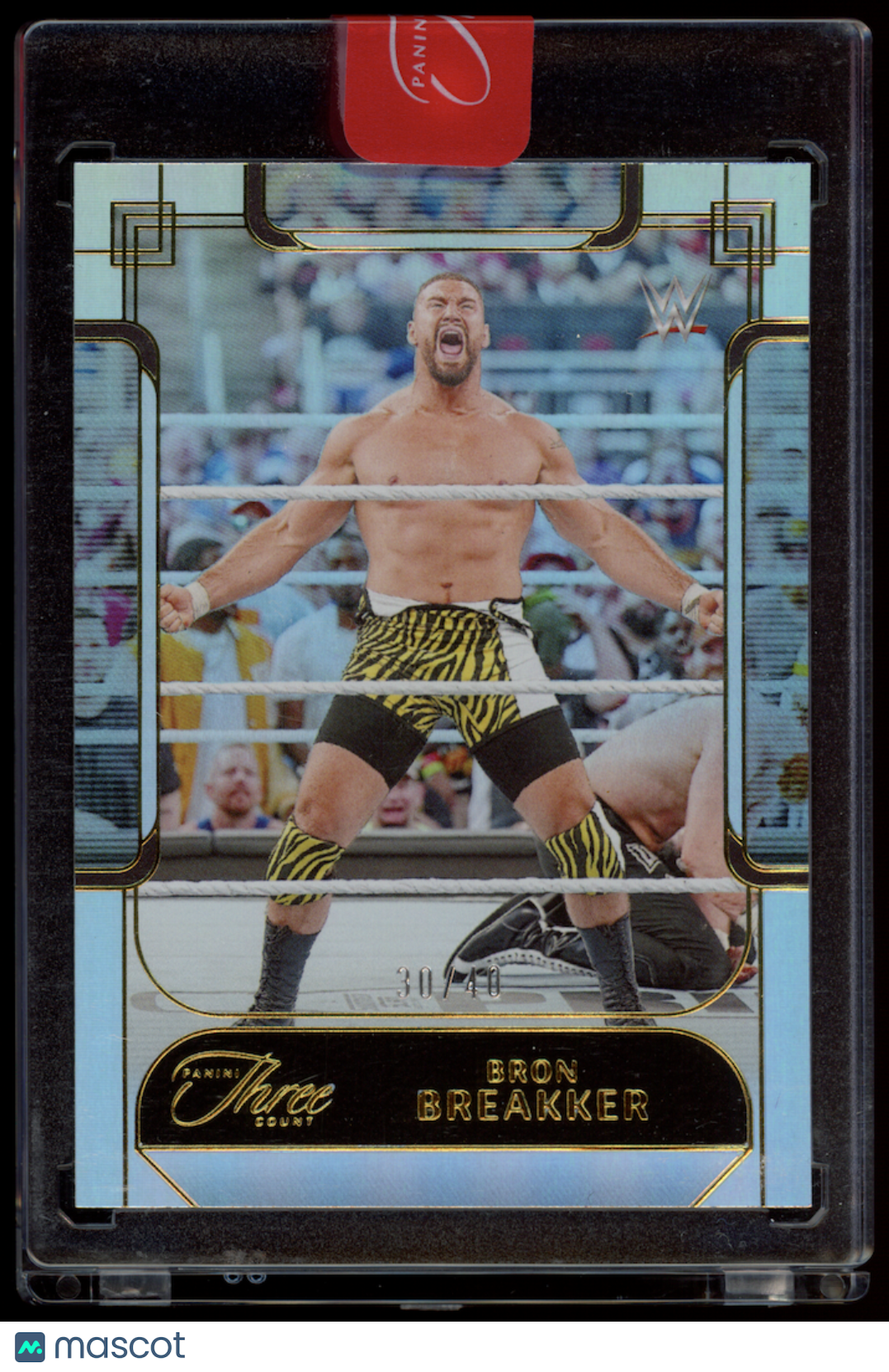BRON BREAKKER 2024 Panini Three Count WWE Silver Holo /40 #76 RAW