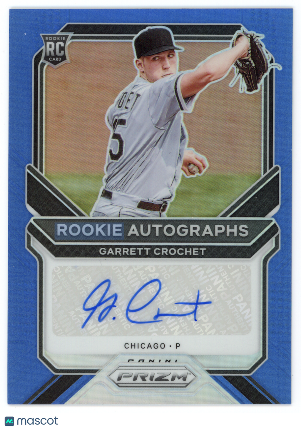 GARRETT CROCHET 2021 Panini Prizm Rookie Auto Blue /50 #RA-GC White Sox