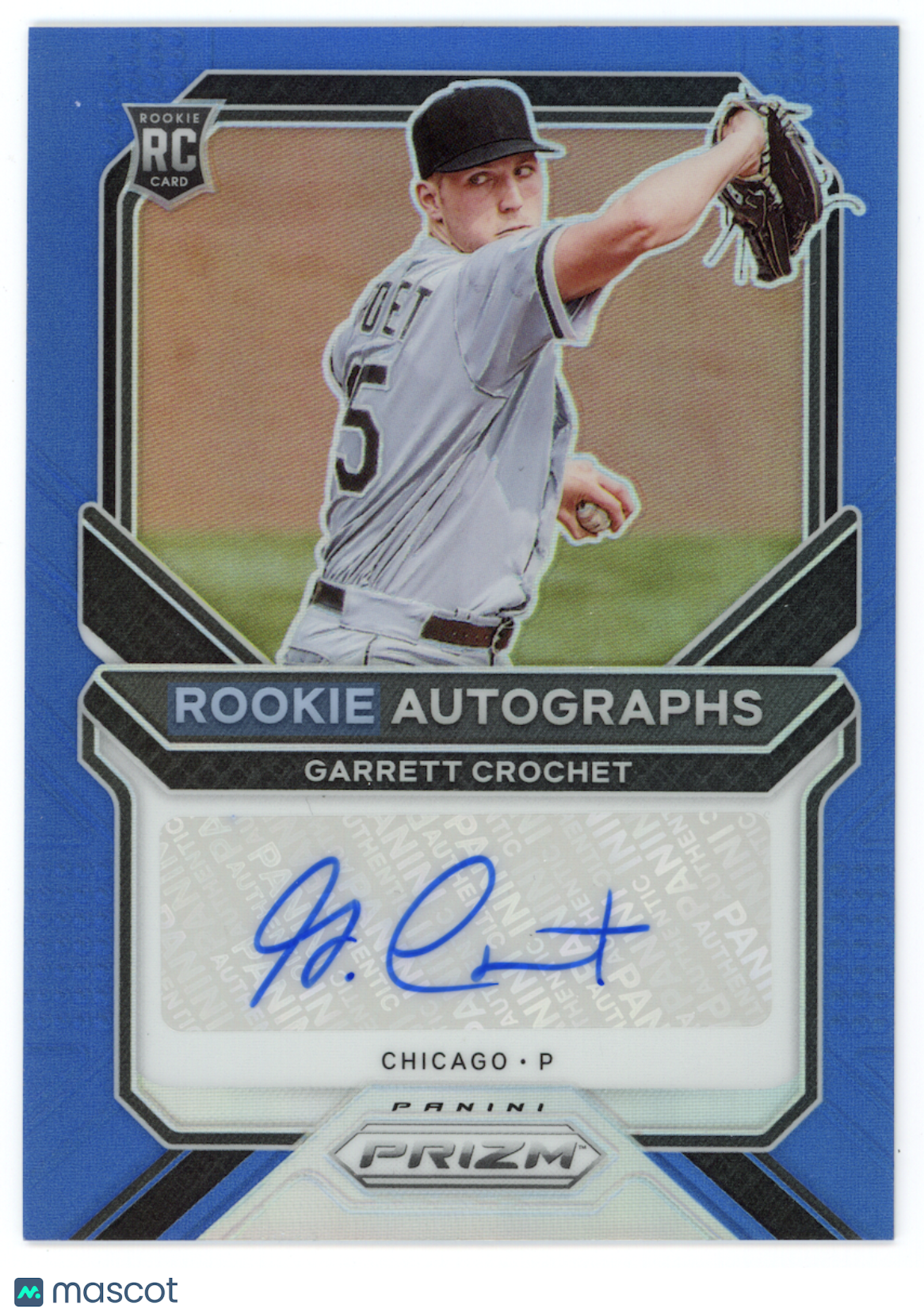 GARRETT CROCHET 2021 Panini Prizm Rookie Auto Blue /50 #RA-GC White Sox