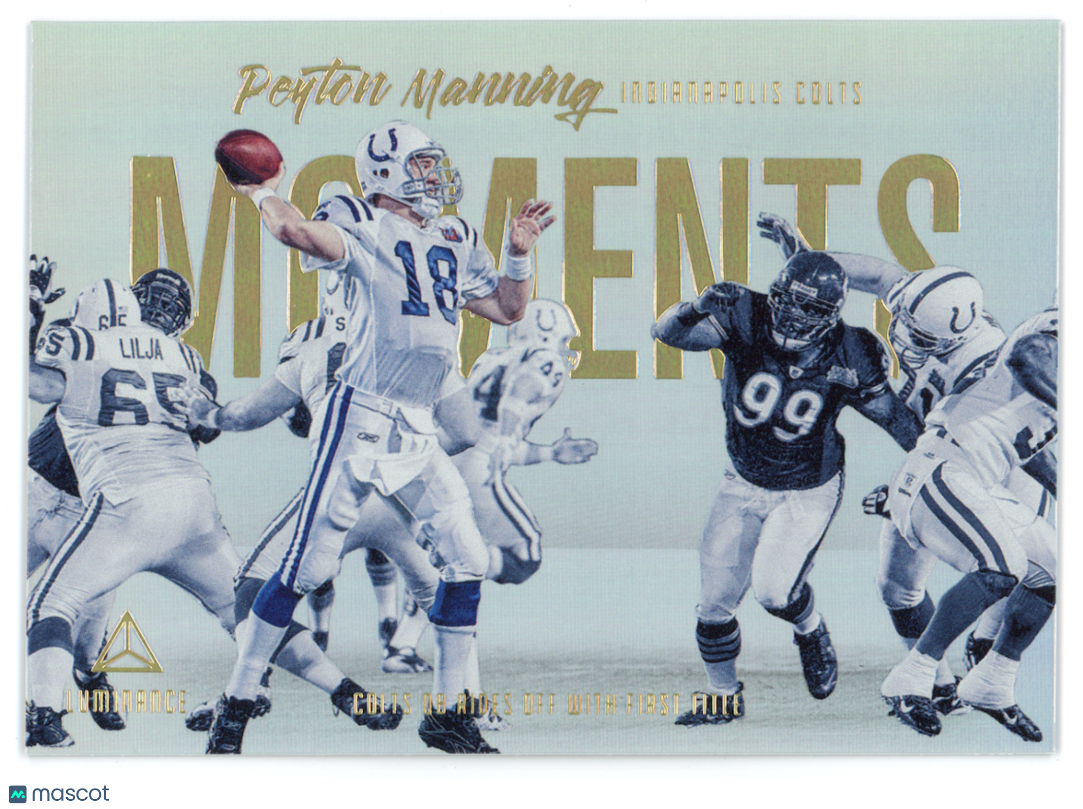 PEYTON MANNING 2020 Panini Luminance Moments Case Hit SSP #M10 Colts