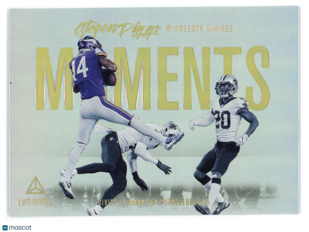 STEFON DIGGS 2020 Panini Luminance Moments Case Hit SSP #M1 Vikings