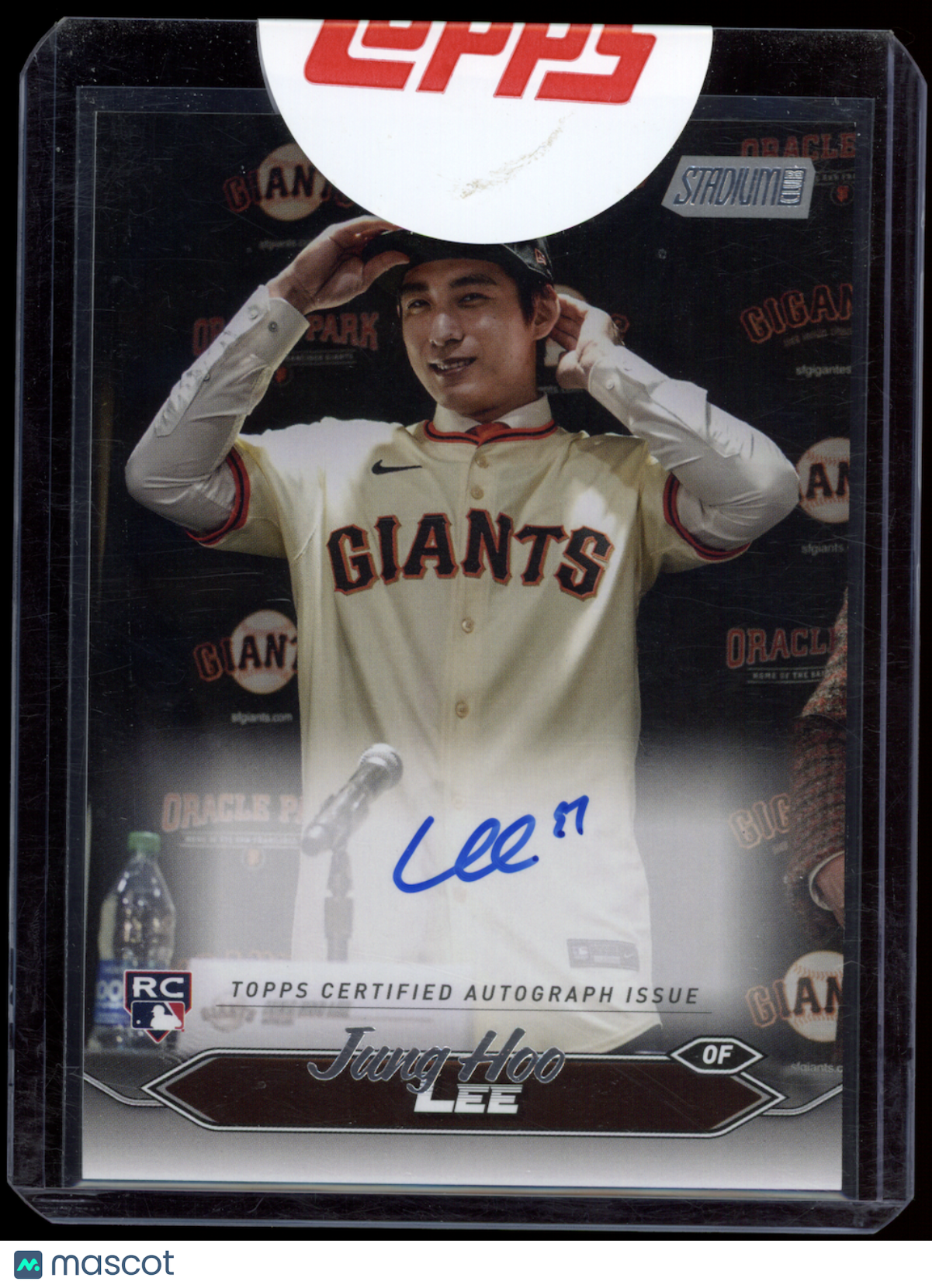 JUNG HOO LEE 2024 Topps Stadium Club Auto Rookie Giants #274