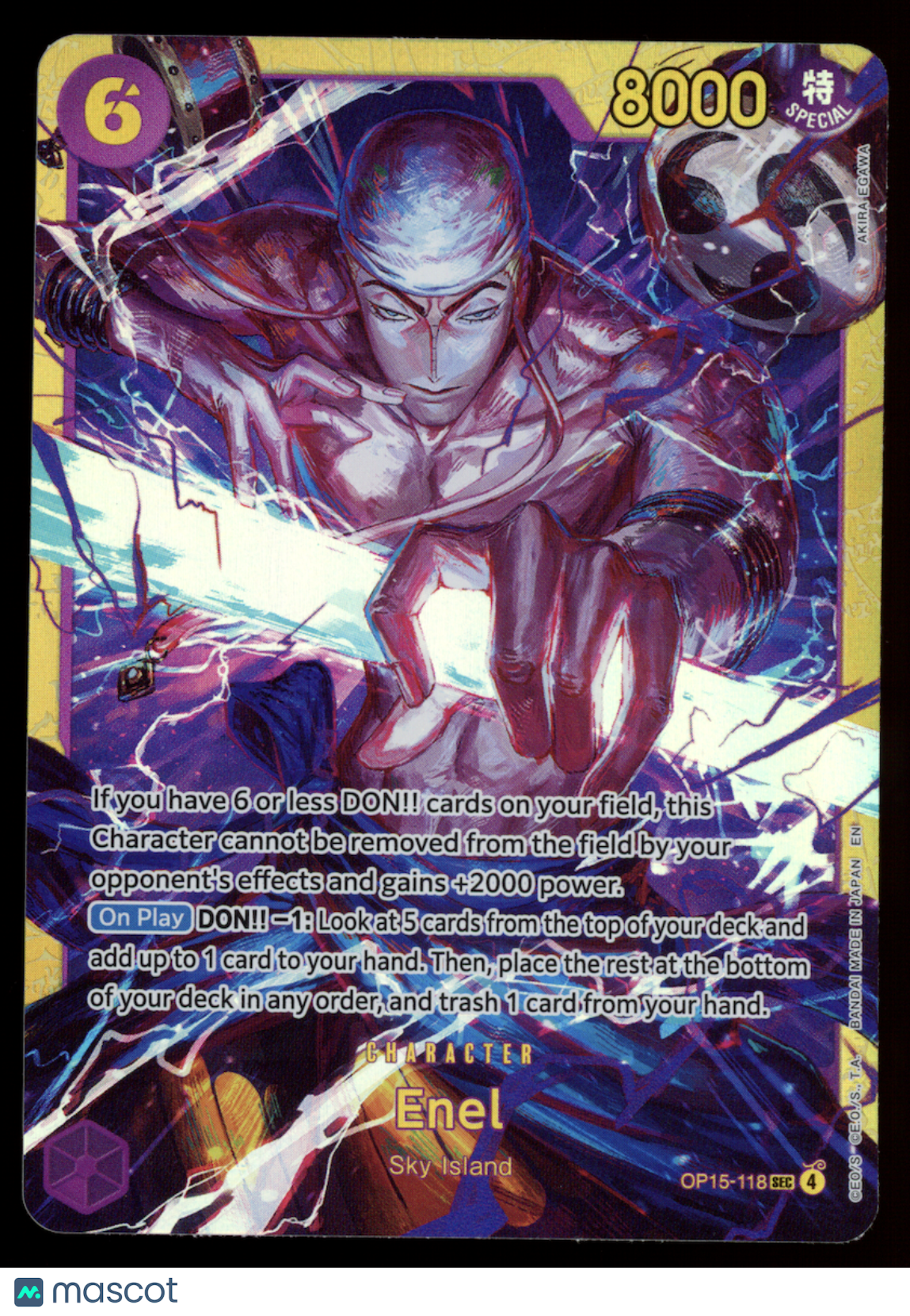 ENEL 2026 One Piece Adventure on Kami's Island #OP15-118 SEC