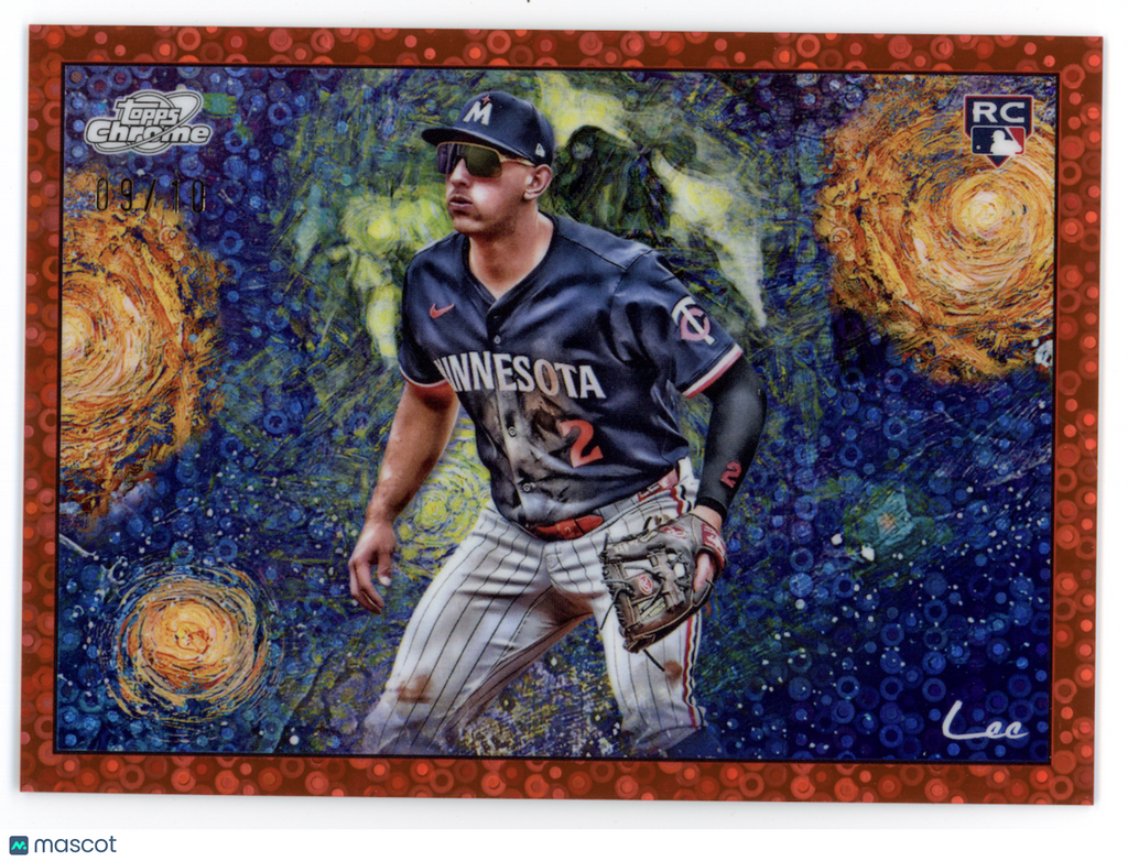 BROOKS LEE 2025 Topps Cosmic Chrome Rookie Stars in the Night Lunar Eclipse /10