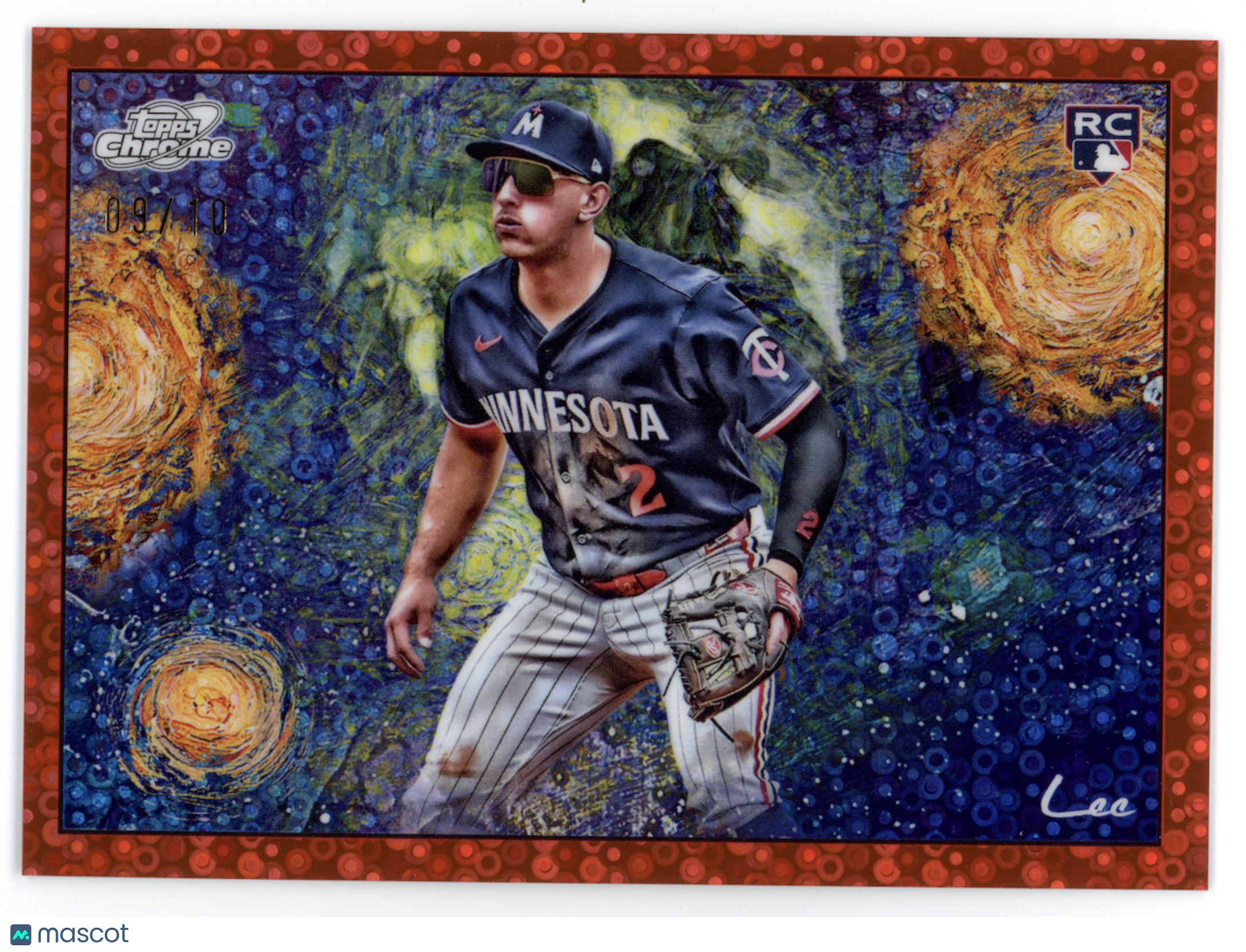 BROOKS LEE 2025 Topps Cosmic Chrome Rookie Stars in the Night Lunar Eclipse /10