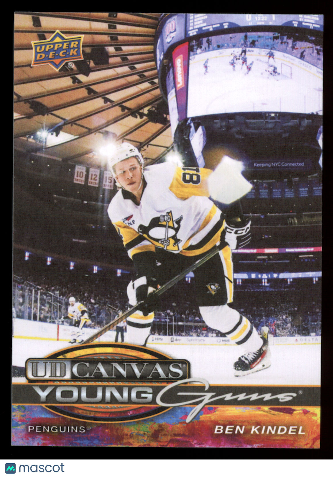 BEN KINDEL 2025-26 Upper Deck Series 2 UD Canvas Young Guns #C-213 Penguins